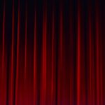 red velvet theater curtain